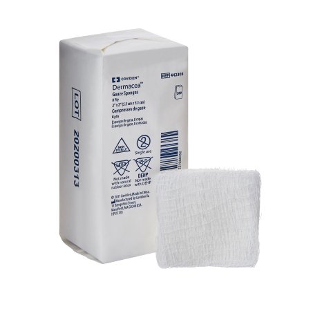 Picture of Gauze Sponge Dermacea™ Cotton 8-Ply 2 X 2 Inch Square NonSterile442308