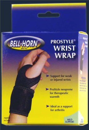 Picture of Wrist Support Bell-Horn® Pro Style® Wraparound Neoprene / Terrycloth Left or Right Hand Black One Size Fits Most164