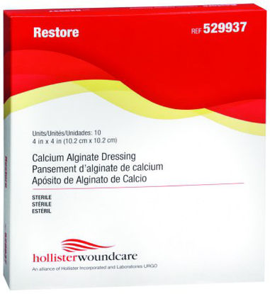 Picture of Calcium Alginate Dressing Restore™ 4 X 4 Inch Square Calcium Sodium Alginate Sterile529937