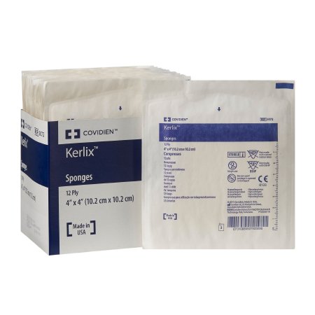 Picture of USP Type VII Fluff Dressing Kerlix™ Fluff Dried Woven Gauze 12-Ply 4 X 4 Inch Square Sterile5072