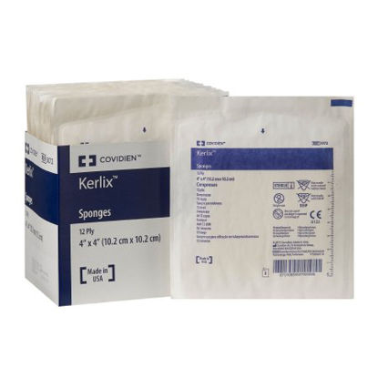 Picture of USP Type VII Fluff Dressing Kerlix™ Fluff Dried Woven Gauze 12-Ply 4 X 4 Inch Square Sterile5072