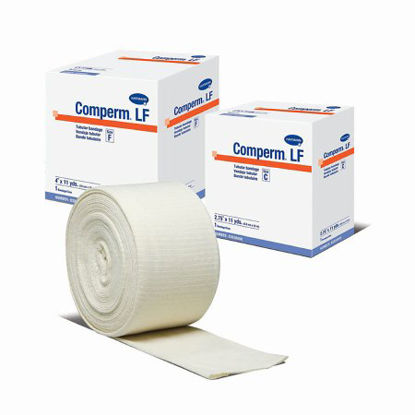 Picture of Elastic Tubular Support Bandage Comperm® 4 Inch X 11 Yard Standard Compression Pull On Natural Size F NonSterile83060000