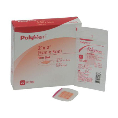 Picture of Foam Dressing PolyMem® 2 X 2 Inch Square Adhesive with Border Sterile203