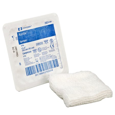Picture of USP Type VII Fluff Dressing Kerlix™ Fluff Dried Woven Gauze 12-Ply 4 X 4 Inch Square Sterile6120-