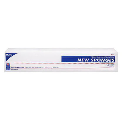Picture of Nonwoven Sponge Dukal™ Polyester / Rayon 4-Ply 2 X 2 Inch Square NonSterile6112
