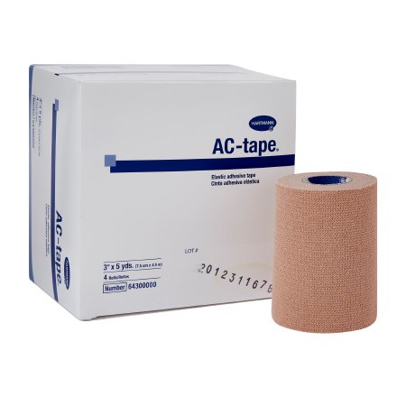 Picture of Athletic Tape AC-tape® Mid-Strength Adhesive Cotton 3 Inch X 5 Yard Tan NonSterile64300000