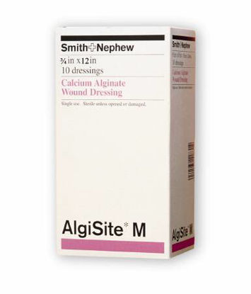 Picture of Calcium Alginate Dressing AlgiSite M 3/4 X 12 Inch Rectangle Calcium Alginate Sterile59480400