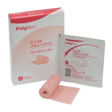 Picture of Foam Dressing PolyMem® 4 X 24 Inch Roll Non-Adhesive without Border Sterile5244