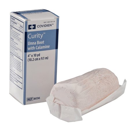 Picture of Unna Boot Curity™ 4 Inch X 10 Yard Cotton Calamine / Zinc Oxide NonSterile8036-