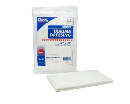 Picture of Trauma Dressing Dukal™ Nonwoven 12 X 30 Inch Rectangle Sterile3050