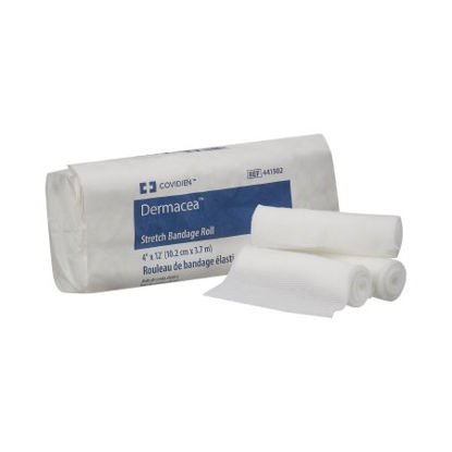 Picture of Conforming Bandage Dermacea™ Cotton / Polyester 1-Ply 4 Inch X 4 Yard Roll Shape NonSterile441502