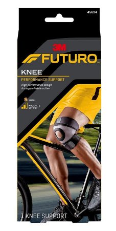 Picture of Knee Brace 3M™ Futuro™ Sport Moisture Control Small Pull-On / Hook and Loop Strap Closure 13 to 15 Inch Knee Circumference Left or Right Knee45694ENR
