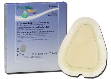 Picture of Hydrocolloid Dressing DuoDERM® Signal® 6 X 7 Inch Triangle Sterile403332