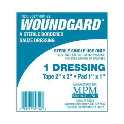 Picture of Adhesive Dressing WoundGard® 2 X 2 Inch Gauze Square White SterileMP00091C