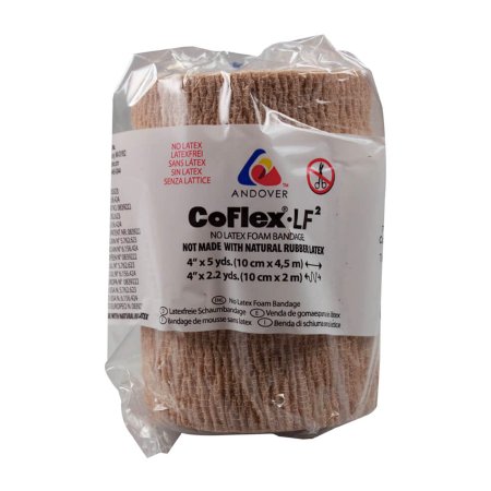 Picture of Cohesive Bandage CoFlex®·LF2 4 Inch X 5 Yard 20 lbs. Tensile Strength Self-adherent Closure Tan NonSterile9400TN