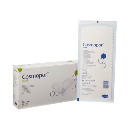 Picture of Adhesive Dressing Cosmopor® 4 X 10 Inch Nonwoven Rectangle White Sterile900814