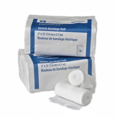 Picture of Conforming Bandage Dermacea™ Cotton / Polyester 1-Ply 3 Inch X 4 Yard Roll Shape NonSterile441501