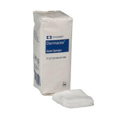 Picture of Gauze Sponge Dermacea™ Cotton 12-Ply 3 X 3 Inch Square NonSterile441219