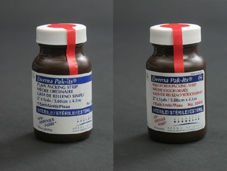 Picture of Wound Packing Strip Pak-Its® Gauze Iodoform 1/2 Inch X 5 Yard Sterile59245