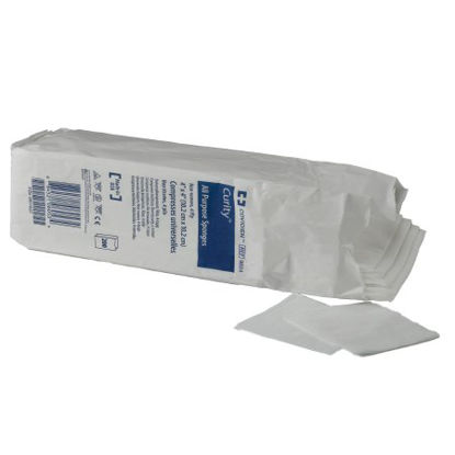 Picture of Nonwoven Sponge Curity™ Polyester / Rayon 3-Ply 2 X 2 Inch Square NonSterile9132