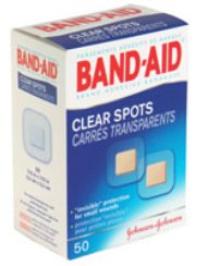 Picture of Adhesive Spot Bandage Band-Aid® 7/8 X 7/8 Inch Plastic Round Clear Sterile38137004708