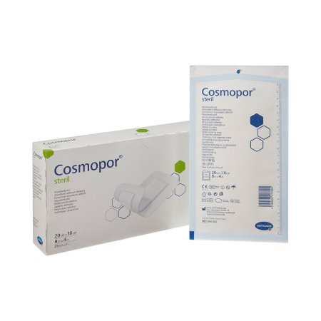 Picture of Adhesive Dressing Cosmopor® 4 X 8 Inch Nonwoven Rectangle White Sterile900812