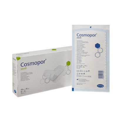 Picture of Adhesive Dressing Cosmopor® 4 X 8 Inch Nonwoven Rectangle White Sterile900812