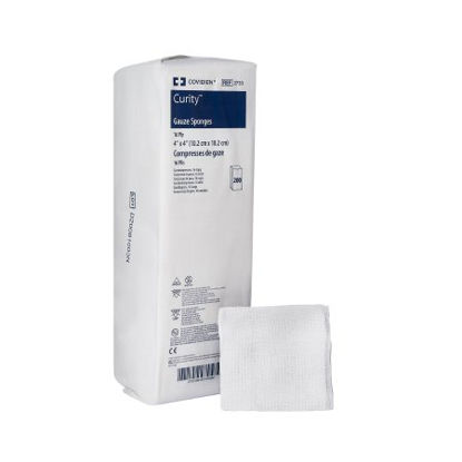 Picture of USP Type VII Gauze Sponge Curity™ Cotton 16-Ply 4 X 4 Inch Square NonSterile2733-