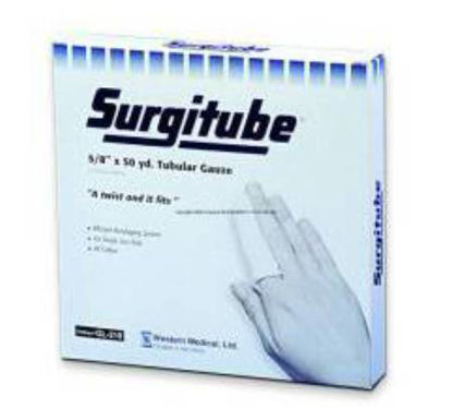 Picture of Tubular Retainer Dressing Surgitube® Cotton 5/8 Inch X 10 Yard Size 1 White Small Finger / Toe NonSterileGL110W