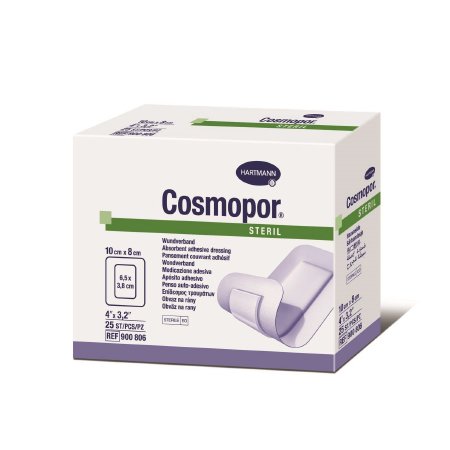 Picture of Adhesive Dressing Cosmopor® 3-1/5 X 4 Inch Nonwoven Rectangle White Sterile900806