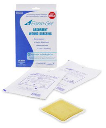 Picture of Hydrogel Dressing Elasto-Gel™ 4 X 4 Inch Square SterileDR8000