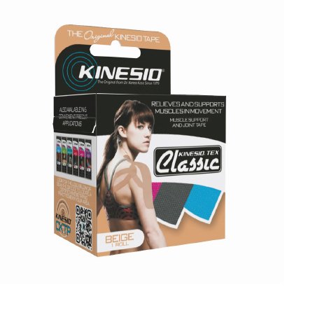 Picture of Kinesiology Tape Kinesio® Tex Classic Water Resistant Cotton 2 Inch X 4-2/5 Yard Beige NonSterile24-4890