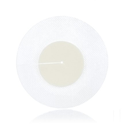 Picture of Foam Dressing BorderedFoam® 4 Inch Diameter Fenestrated Round Adhesive with Border Sterile00288E