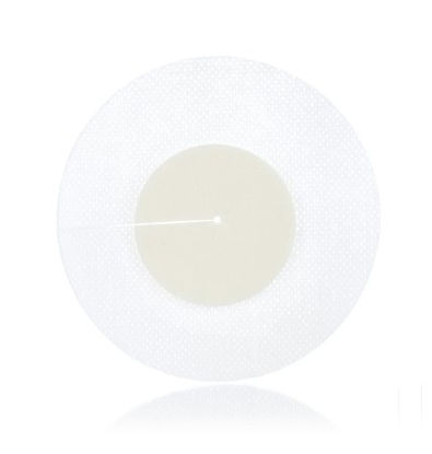 Picture of Foam Dressing BorderedFoam® 4 Inch Diameter Fenestrated Round Adhesive with Border Sterile00288E