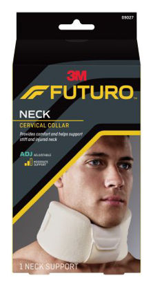 Picture of Cervical Collar 3M™ Futuro™ Moderate Support Adult One Size Fits Most One-Piece / Chin Strap Adjustable Height Adjustable Neck Circumference09027ENR