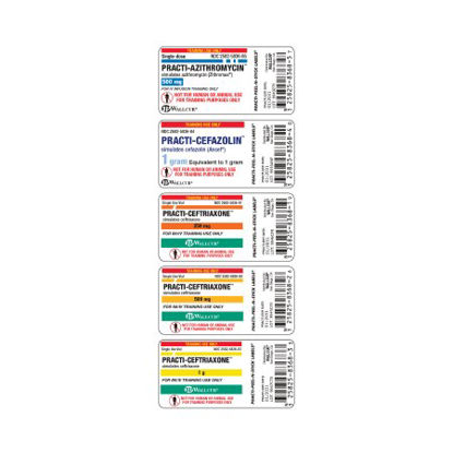 Picture of Training Medication Peel-N-Stick Labels Practi-Antibiotic™9901RL