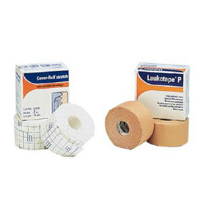Picture of Dressing Retention Tape with Liner Cover-Roll® Stretch Nonwoven Polyester 2 Inch X 10 Yard White NonSterile642802