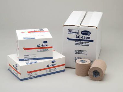 Picture of Athletic Tape AC-tape® Mid-Strength Adhesive Cotton 1 Inch X 5 Yard Tan NonSterile64100000