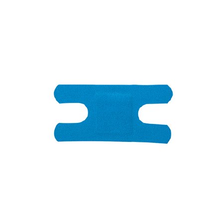 Picture of Metal Detectable Adhesive Strip 2-1/8 X 4 Inch Fabric Knuckle Blue Sterile013940B