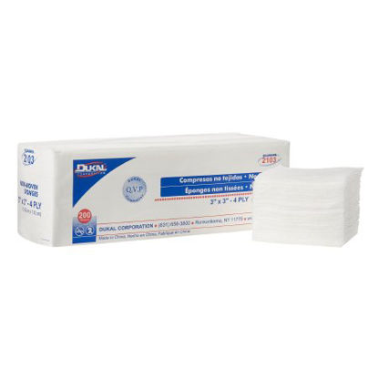 Picture of Nonwoven Sponge Clinisorb Polyester / Rayon 4-Ply 3 X 3 Inch Square NonSterile2103