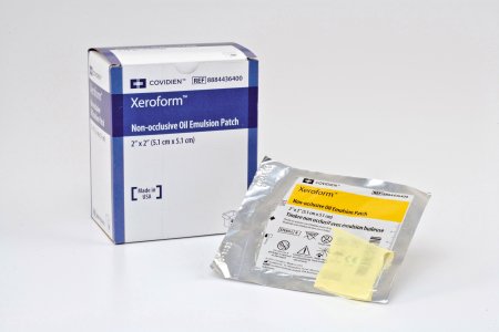 Picture of Impregnated Dressing Xeroform™ 2 X 2 Inch Gauze Bismuth Tribromophenate Sterile8884436400