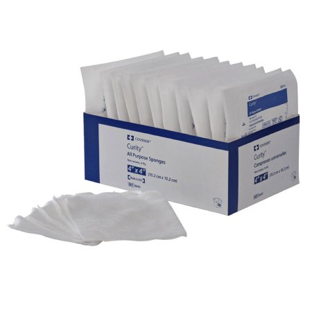 Picture of Nonwoven Sponge Curity™ Polyester / Rayon 4-Ply 4 X 4 Inch Square Sterile8045