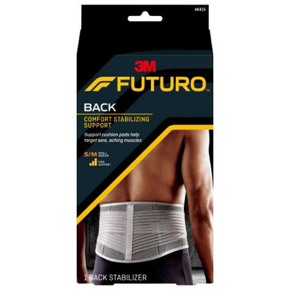Picture of Back Support 3M™ Futuro™ Comfort Stabilizing Back Support Small / Medium Hook and Loop Closure 29 to 39 Inch Waist Circumference Adult46815ENR