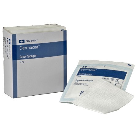 Picture of Gauze Sponge Dermacea™ Cotton 12-Ply 3 X 3 Inch Square Sterile441009
