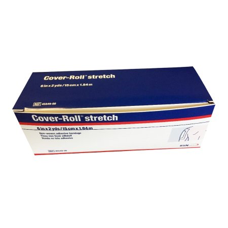 Picture of Dressing Retention Tape with Liner Cover-Roll® Stretch Nonwoven Polyester 6 Inch X 2 Yard White NonSterile45549