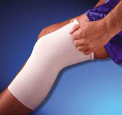 Picture of Elastic Tubular Support Bandage Tensogrip® 3-1/2 Inch X 11 Yard Small Thigh / Medium Knee / Large Ankle Standard Compression Pull On White Size E NonSterile7152000