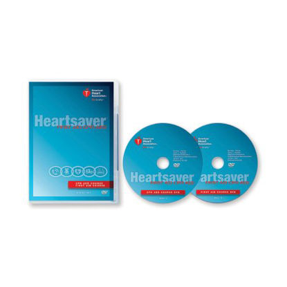 Picture of Instructional DVD Set American Heart Association 2015 AHA Heartsaver® First Aid CPR AED AHA15-1019