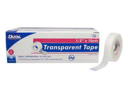 Picture of Medical Tape Dukal™ LLDPE 1 Inch X 10 Yard Transparent NonSterileT110