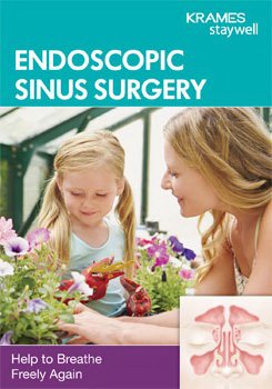 Picture of Patient Booklet Krames® Endoscopic Sinus Surgery AHA11969