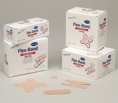 Picture of Adhesive Strip Flex-Band® 1 X 1-1/4 Inch Fabric Oval Tan Sterile46150001